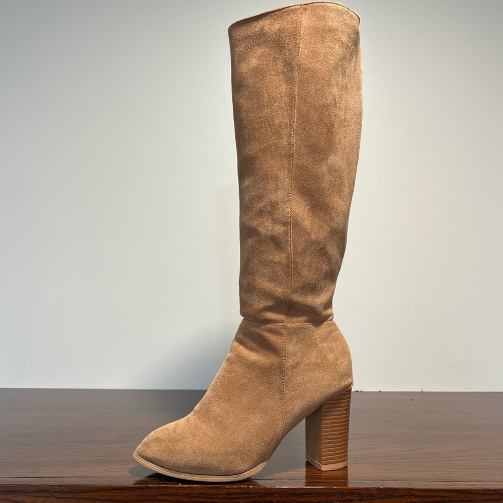 Knee High Suede Boots